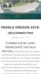 Mobile Screenshot of paddleoregon.org